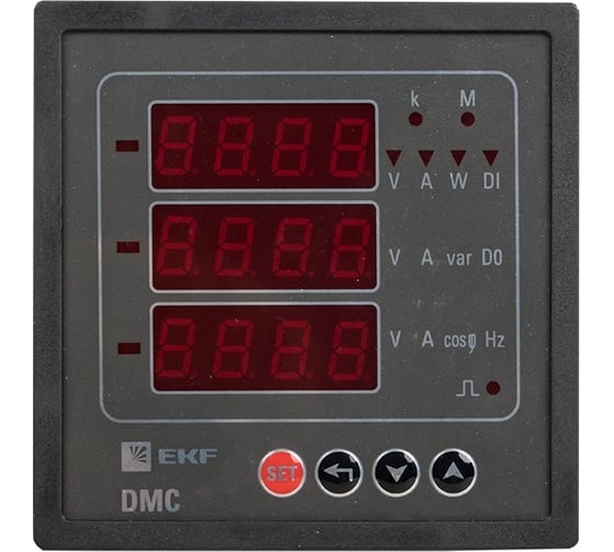 Изображение товара Цифровой комбинированный измерительный прибор EKF DMC на панель 96x96 (квадратный вырез) PROxima DMC-963