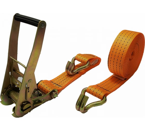 Изображение товара Стяжной ремень с крюками для крепления груза АБСОЛЮТ 2,0/4,0 т, L=12 м 7930121035793