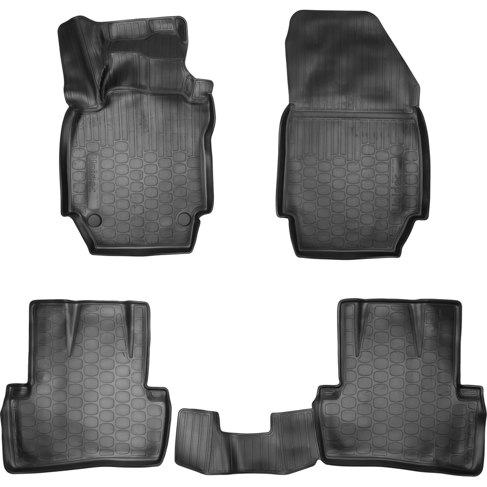 Салонные коврики для Renault Captur 3D 2013 UNIDEC