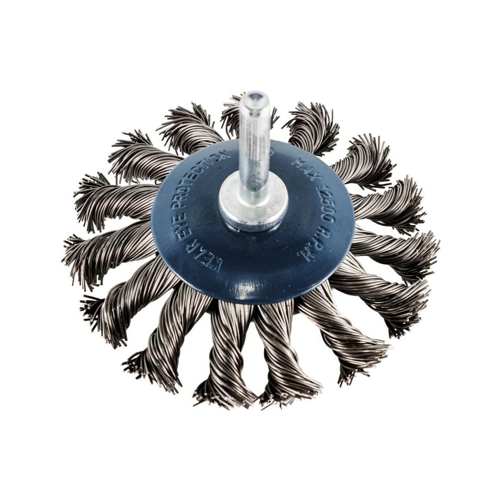 Изображение товара Кордщетка дисковая с хвостовиком 75 мм для дрели Forsage F-BCK103(51491)