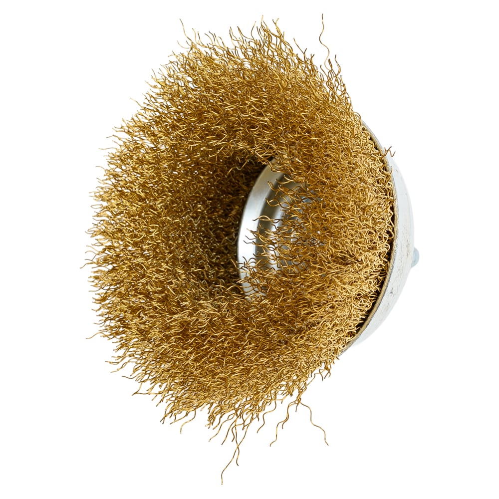 Изображение товара Кордщетка чашеобразная 100мм с хвостовиком для дрели Forsage F-BCR004