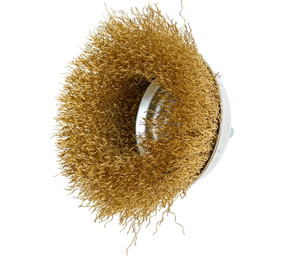 Изображение товара Кордщетка чашеобразная с хвостовиком для дрели 100мм Forsage F-BCR004(51494)