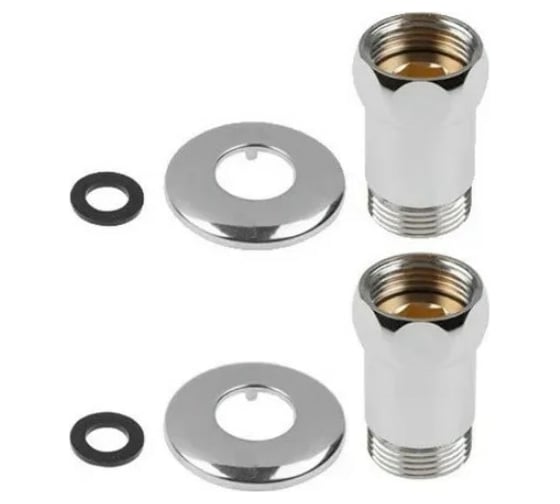 Изображение товара Прямая американка AV Engineering 3/4x3/4 с внутренней-наружной резьбой 2 штуки AVE156002-1