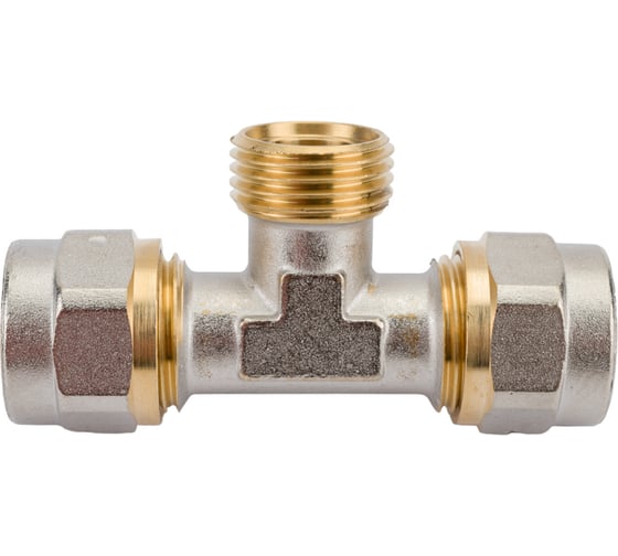 Изображение товара Латунный тройник AV Engineering 1/2x16 2.0 с наружной резьбой AVE309008