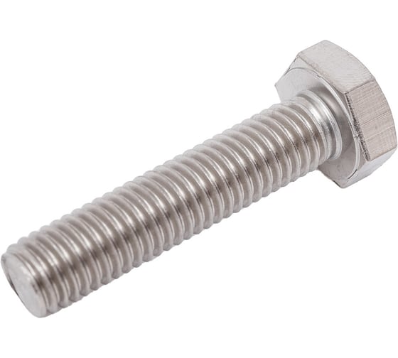 Изображение товара Болт Bohrer М10x45, нерж. сталь А2, DIN 933, 50 шт. DIN933-А2-10/45-50