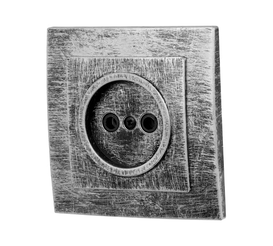 Изображение товара Розетка ЮПИТЕР скрытая Стандарт серебро JP7424-02