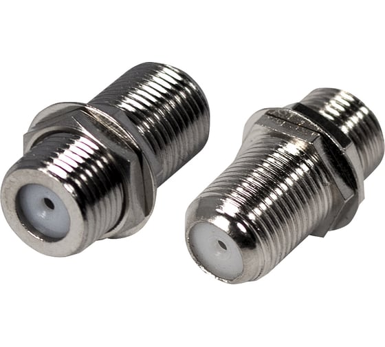 Изображение товара Переходник гнездо F – гнездо F REXANT для RG-6, бочка с кольцом 100 шт 05-4201