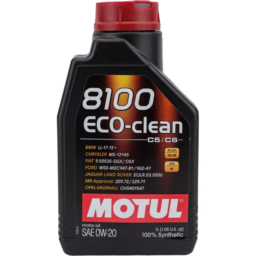 Синтетическое масло MOTUL 0W20 108813 8100 Eco-clean SAE 0W20 - фото 1