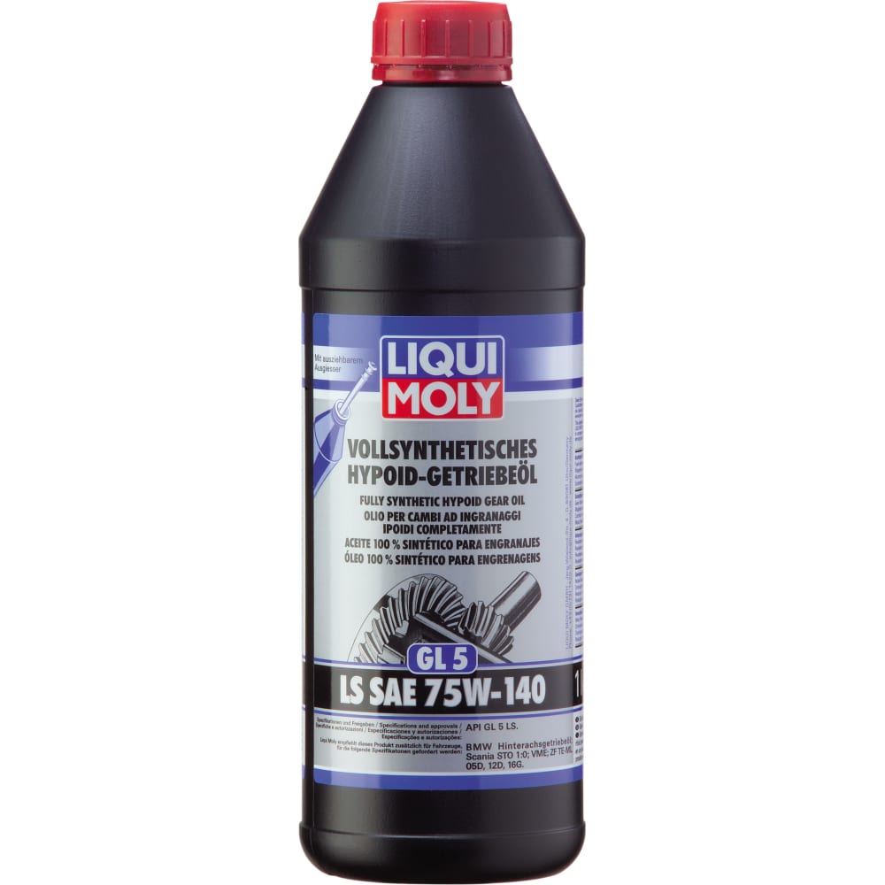 Синтетическое трансмиссионное масло LIQUI MOLY масло трансмиссионное минеральное liqui moly getriebeoil 80w 1952 1 л
