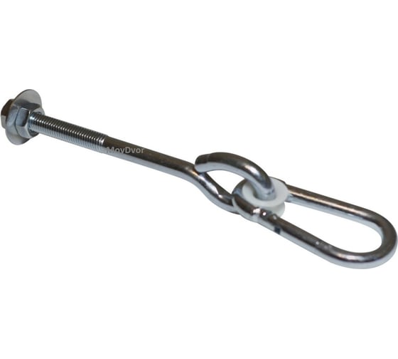 Изображение товара Подвес для качелей MoyDvor МойДвор сквозной гальванизированная сталь М12х140мм Тип О SAC000206