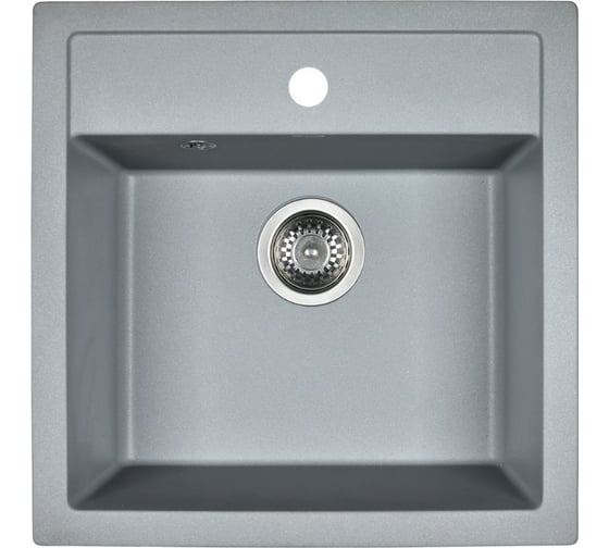 Изображение товара Кухонная мойка из искусственного гранита WISENT Грей (510x505мм) MW510-29/WGER013