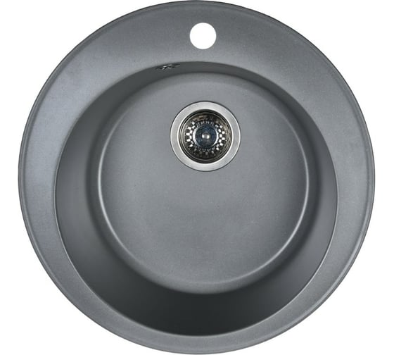 Изображение товара Кухонная мойка из искусственного гранита WISENT Грэй (500x500мм) MWR510-29/WGER013