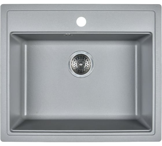 Изображение товара Кухонная мойка из искусственного гранита WISENT Грей (595x515мм) MW600-29/WGER013