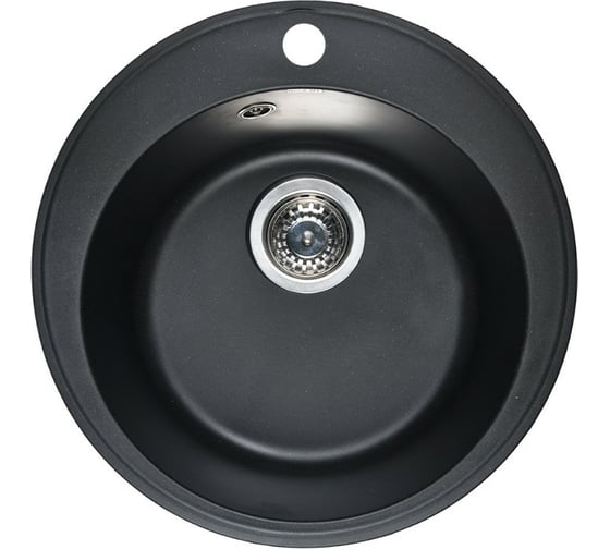 Изображение товара Кухонная мойка из искусственного гранита WISENT Оникс (470x470мм) MWR480-25/WGER013