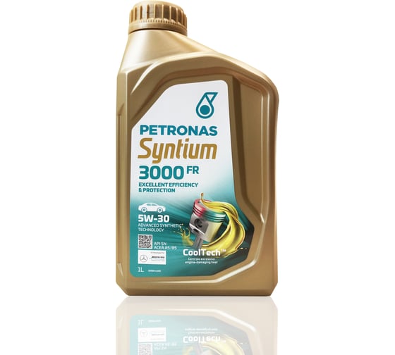 Изображение товара Синтетическое моторное масло Petronas SYNTIUM 3000 FR 5W- 30, 1л. 70260E18EU