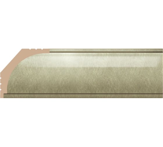 Изображение товара Плинтус потолочный Decomaster 43x43x2400 мм D109-373 ДМ