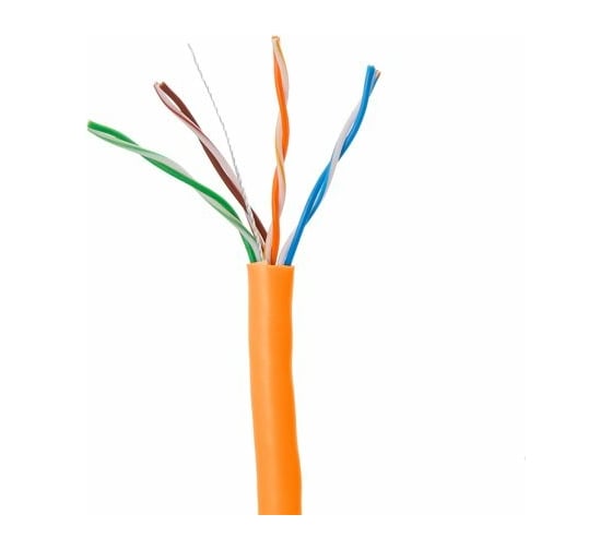 Изображение товара Кабель ЮПИТЕР витая пара U/UTP Cat5E 4x2х24AWG CCA в ПВХ оболочке 305 м JP3002