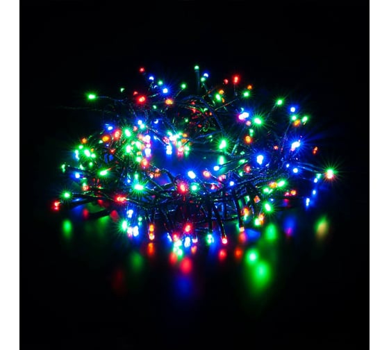 Изображение товара Бытовая электрическая гирлянда Eurosvet 400-004 / нить / мульти a056074