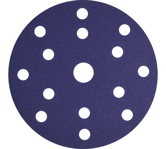 Изображение товара Материал абразивный 50 шт, 150 мм, 15 отверстий, Р80, керамозерно BETACORD 703.0080