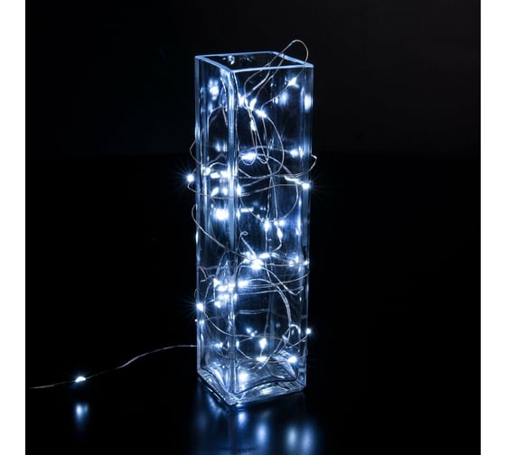 Изображение товара Бытовая электрическая гирлянда Eurosvet 400-006 / нить / белый a056045