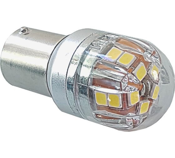 Изображение товара Светодиод Nord-Yada S25 Р21W ВА15s 15х2835SMD, чип OSRAM с обманкой (стоп.ук.пов.), блистер 2 шт. в упаковке 908343