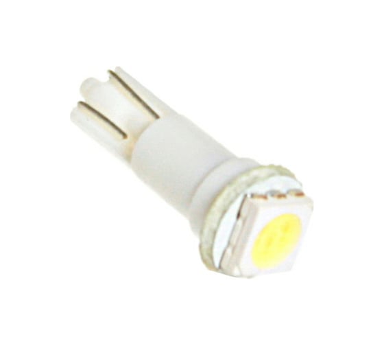 Изображение товара Светодиод Nord-Yada 12V T5-02 1SMD W1,2W Base: W2,0 х4,6d 0.18W 10lm белый 2 шт 902402
