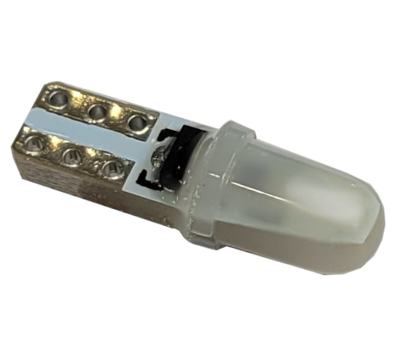 Изображение товара Светодиод Nord-Yada 12V T5 W1.2W, 2x3014SMD Non-polar синий 2 шт. 908823