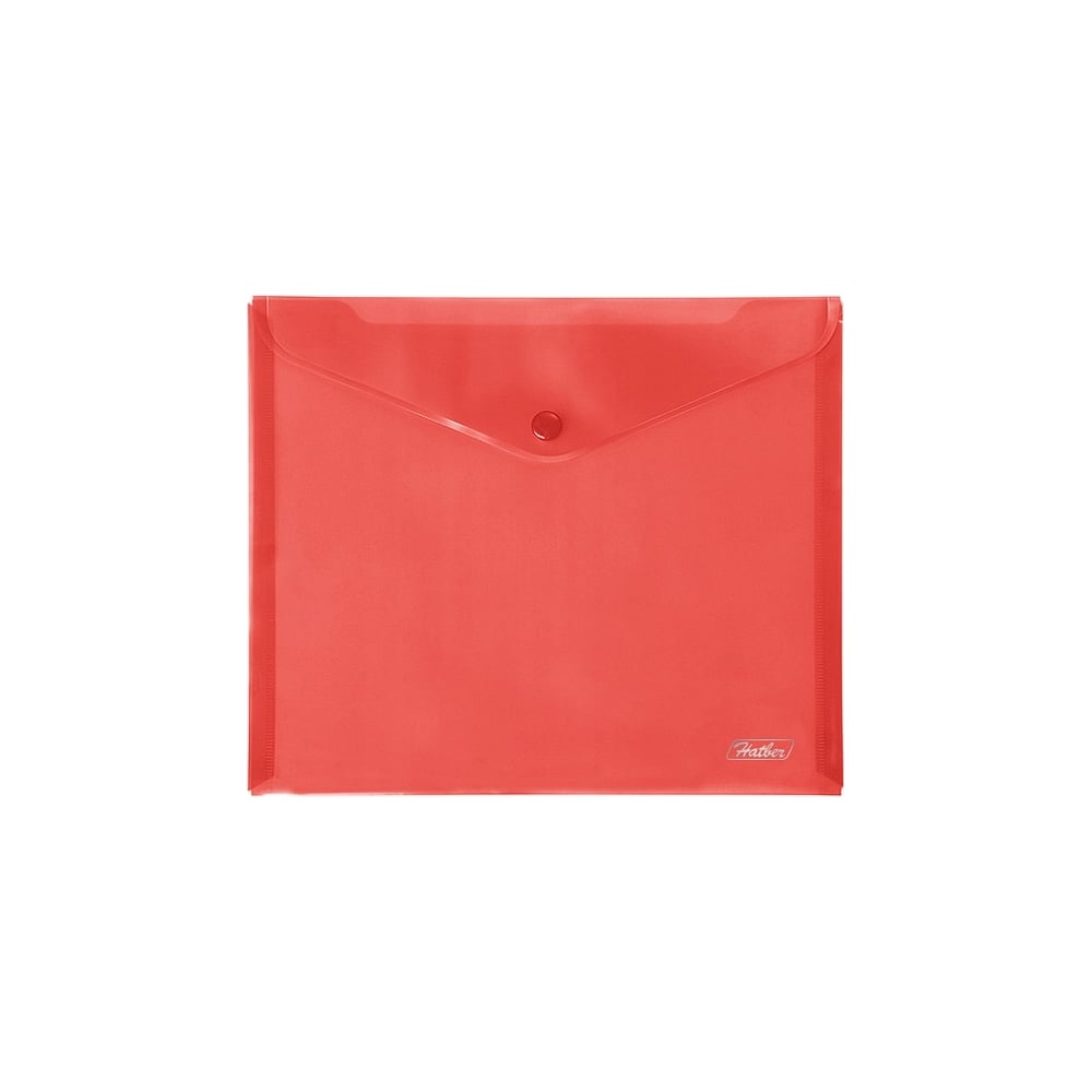Пластиковая папка-конверт Hatber папка с пружинным скоросшивателем а4 400 мкм корешок 17 мм erichkrause matt classic до 150 листов микс
