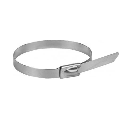 Изображение товара Хомут EKF FlexLock PROxima из нержавеющей стали AISI 304 4.6x150, 10 шт. plc-fl-tss-304-4.6x150-r