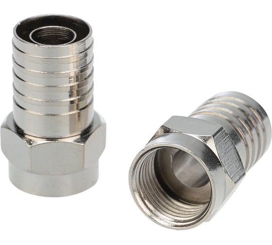 Изображение товара F-разъем REXANT RG-6, обжим, 100 шт. 05-4031