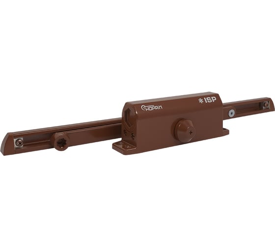 Изображение товара Дверной доводчик НОРА-М Isparus 430 Slider скользящая тяга, для дверей до 110 кг, коричневый 18778