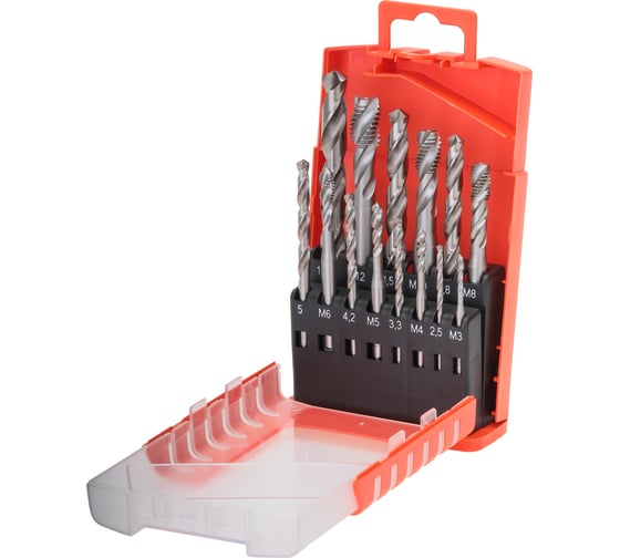 Изображение товара Набор машинных метчиков Bucovice Tools М3-М12 мм HSSE 104004