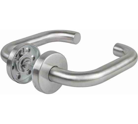 Изображение товара Дверная ручка на круглой розетке PALIDORE U2203/9х9/INOX 98761215