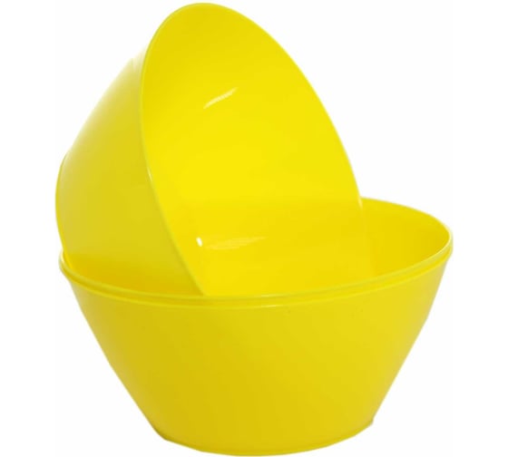 Изображение товара Набор салатников Ангора 0.6 л, 3 шт, желтый А8004желт