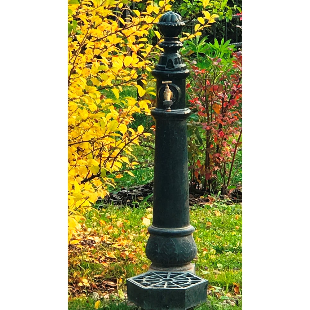 Алюминиевая садовая колонка для воды GLQ 1388 (Green)