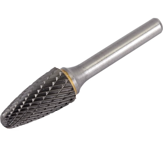 Изображение товара Борфреза гиперболическая со сфер.торц.(F) 12,5x25x65 ВК8 dхв=6 мм Х-обр. насечка Beltools ri.377.19