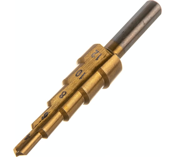 Изображение товара Сверло ступенчатое 4-12,0 HSS с износостойким покрытием ц/хв Beltools ri.166.31