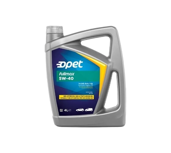 Изображение товара Синтетическое моторное масло OPET Fullmax 5W-40 SN, 4л 601214813
