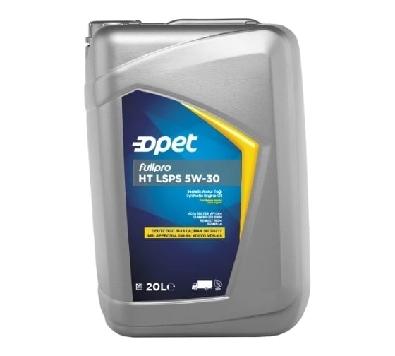 Изображение товара Синтетическое моторное масло OPET Fullpro HT LSPS 5W-30 CK-4/SN E6/E7/E9, 20 л 601215223