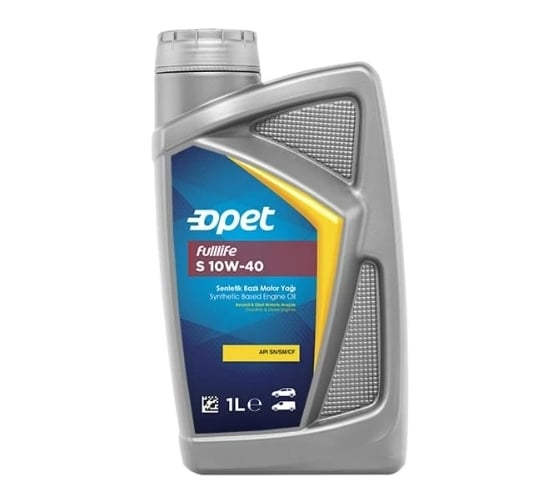 Изображение товара Синтетическое моторное масло OPET Fulllife S 10W-40, CF/SM/SN, 1 л 601215094