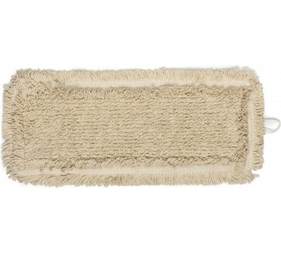 Изображение товара Насадка МОП Luscan плоская, хлопок, 50x13 см., бежевая 1411056