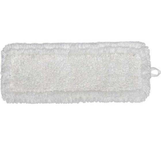 Изображение товара Насадка МОП для швабры-флаундера Luscan плоской, микрофибра, 50x13 см, белая 1594288