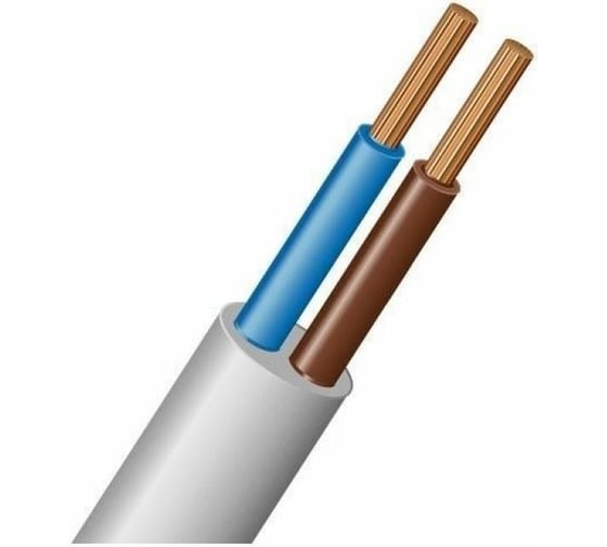 Изображение товара Провод ПВСн iTOK 2x1,5 ГОСТ белый (10 метров) i-KPP-PVSN-215-10-W