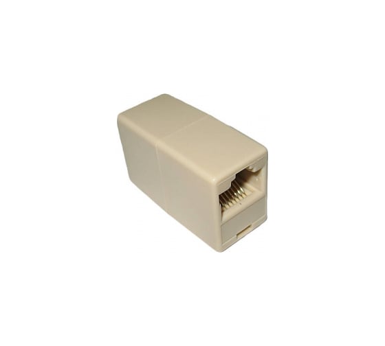 Изображение товара Проходной соединитель Netlink RJ-45 8P8C, белый, 10 шт УТ-00000497