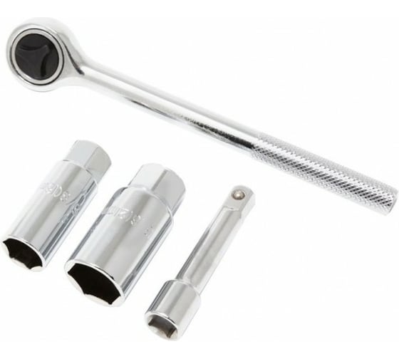 Изображение товара Набор инструментов KINGTUL для свечей зажигания 4 пр., в блистере KT-807S4(18859)