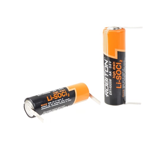 Изображение товара Элемент питания ROBITON ER14505M-FT AA высокотоковые с лепестковыми выводами 16934