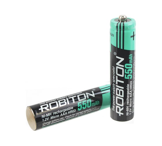 Изображение товара Аккумулятор ROBITON 2шт. 550MHAAA-2 DECT 13903