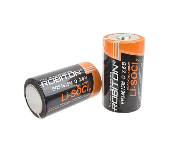 Изображение товара Элемент питания ROBITON 2шт. ER34615M- D высокотоковые 15707