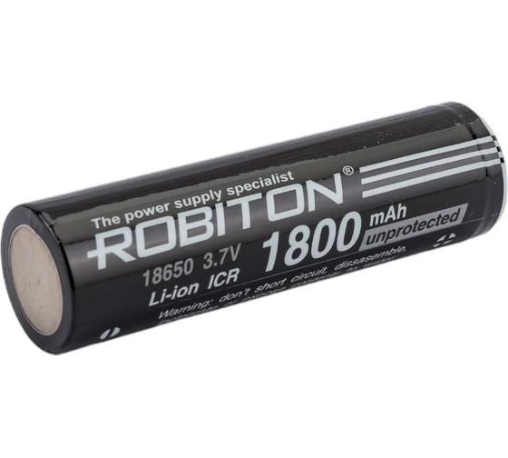 Изображение товара Аккумулятор ROBITON LI18650-1800NP- без защиты 15629