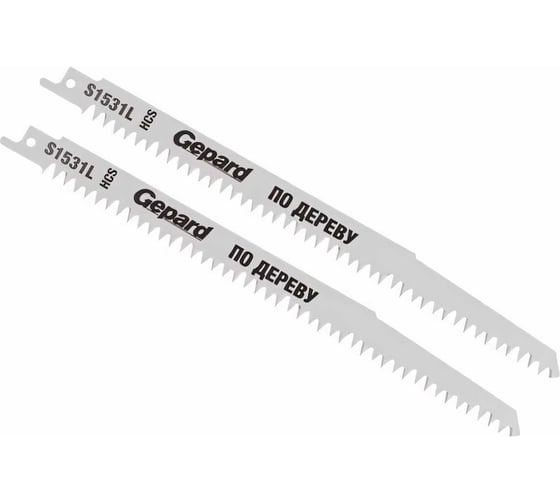 Изображение товара Пилка сабельная по дереву S1531L 2 шт GEPARD GP0650-20